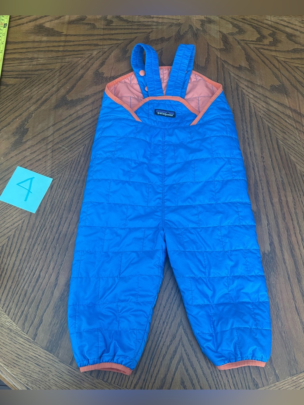Patagonia Baby Nano Puffer-Alls in Color Uplift Blue - Picture 4 of 8